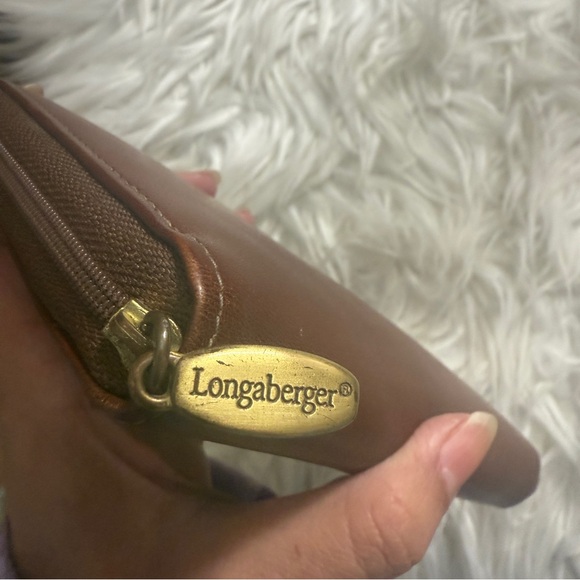 Longaberger NWOT vintage leather wallet - Picture 3 of 6